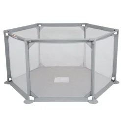 Shop All|Childcare Portable Activity Den With Mesh Ventilation Playpen With Carry Bag - Grey - cutbabycare.com | baby boutique & care hub