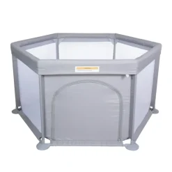 Shop All|Childcare Portable Deluxe Play Pen With Mesh Ventilation & Carry Bag - Grey - cutbabycare.com | baby boutique & care hub