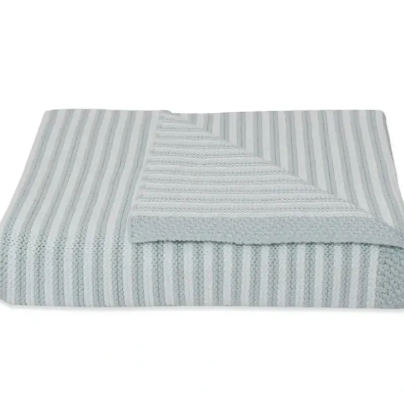 Shop All|Classic Stripe Blanket Blue/White - cutbabycare.com | baby boutique & care hub