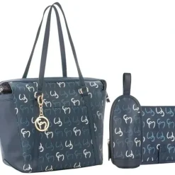 Shop All|Clevamama - Hannah Tote Diaper Bag, Navy - cutbabycare.com | baby boutique & care hub