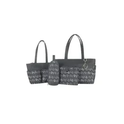 Shop All|Clevamama - Nicole Tote Diaper Bag, Asphalt - cutbabycare.com | baby boutique & care hub
