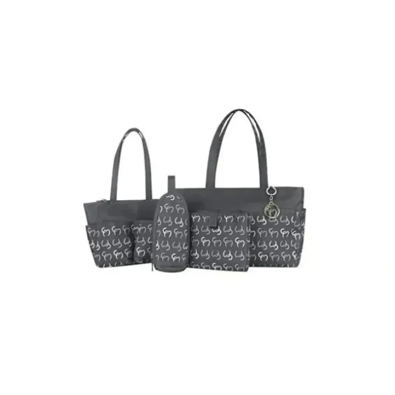 Shop All|Clevamama - Nicole Tote Diaper Bag, Asphalt - cutbabycare.com | baby boutique & care hub
