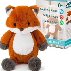 Health Safety|Cloud B - Soothing Sound Machine, Cuddly Stuffed Animal, 4 Soothing Sounds, Frankie the Fox - cutbabycare.com | baby boutique & care hub