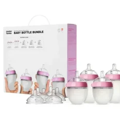 Shop All|Comotomo - 7Pk Baby Bottle Bundle, Pink - cutbabycare.com | baby boutique & care hub