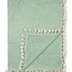Shop All|Crane - Baby Muslin Swaddle Blanket, Evergreen - cutbabycare.com | baby boutique & care hub