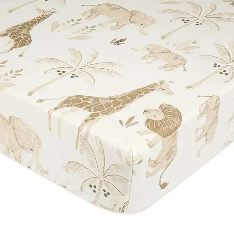 Shop All|Crane - Baby Soft Cotton Crib Mattress Sheet, Animal - cutbabycare.com | baby boutique & care hub