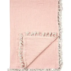 Shop All|Crane - 6-Layer Muslin Blanket, Desert Rose - cutbabycare.com | baby boutique & care hub