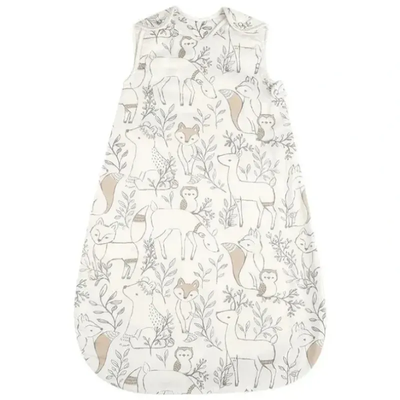 Stroller|Crane Baby Ezra Woodland Animals Cotton Wearable Blanket 0-9Mo - cutbabycare.com | baby boutique & care hub