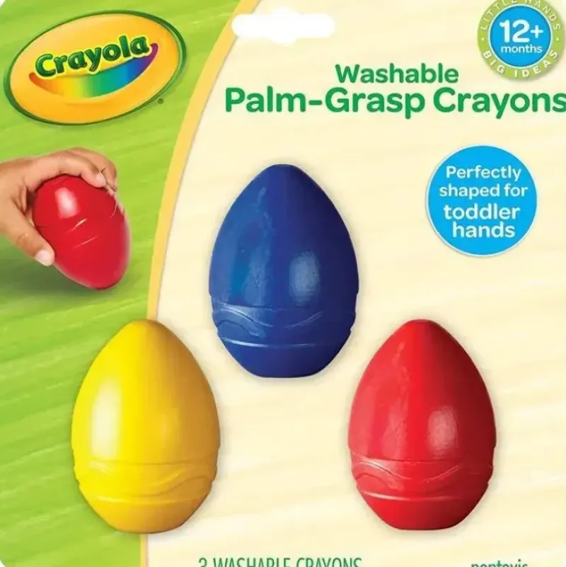 Shop All|Crayola - 3 Ct Washable Egg Crayons - cutbabycare.com | baby boutique & care hub