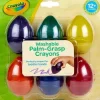Shop All|Crayola - 6 Ct Washable Palm-Grasp Crayons - cutbabycare.com | baby boutique & care hub