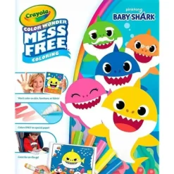 Shop All|Crayola - Color Wonder Coloring Pad & Markers, Baby Shark - cutbabycare.com | baby boutique & care hub