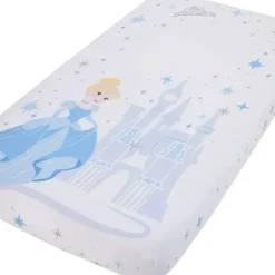 Shop All|Crown Crafts - Disney Cinderalla Photo Crib Fitted Sheet - cutbabycare.com | baby boutique & care hub