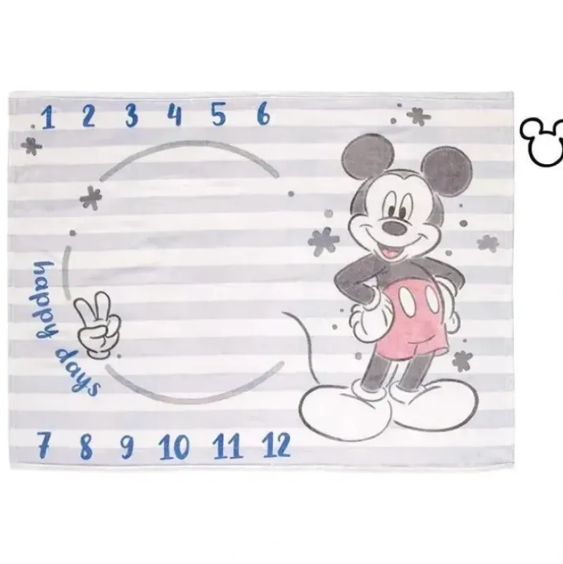 Shop All|Crown Crafts - Disney Mickey Mouse Milestone Blanket - cutbabycare.com | baby boutique & care hub