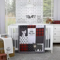 Shop All|Crown Crafts - Little Love By Nojo Little Man Cave 3 Piece Crib Bedding Set - cutbabycare.com | baby boutique & care hub