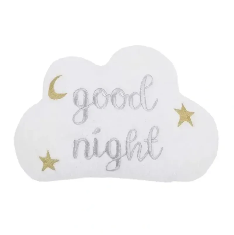 Shop All|Crown Crafts - Little Love By Nojo Goodnight Cloud Decorative Pillow - cutbabycare.com | baby boutique & care hub