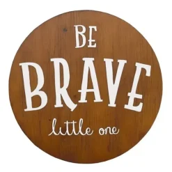 Shop All|Crown Crafts - Little Love By Nojo Be Brave Little One Round Wall Décor - cutbabycare.com | baby boutique & care hub