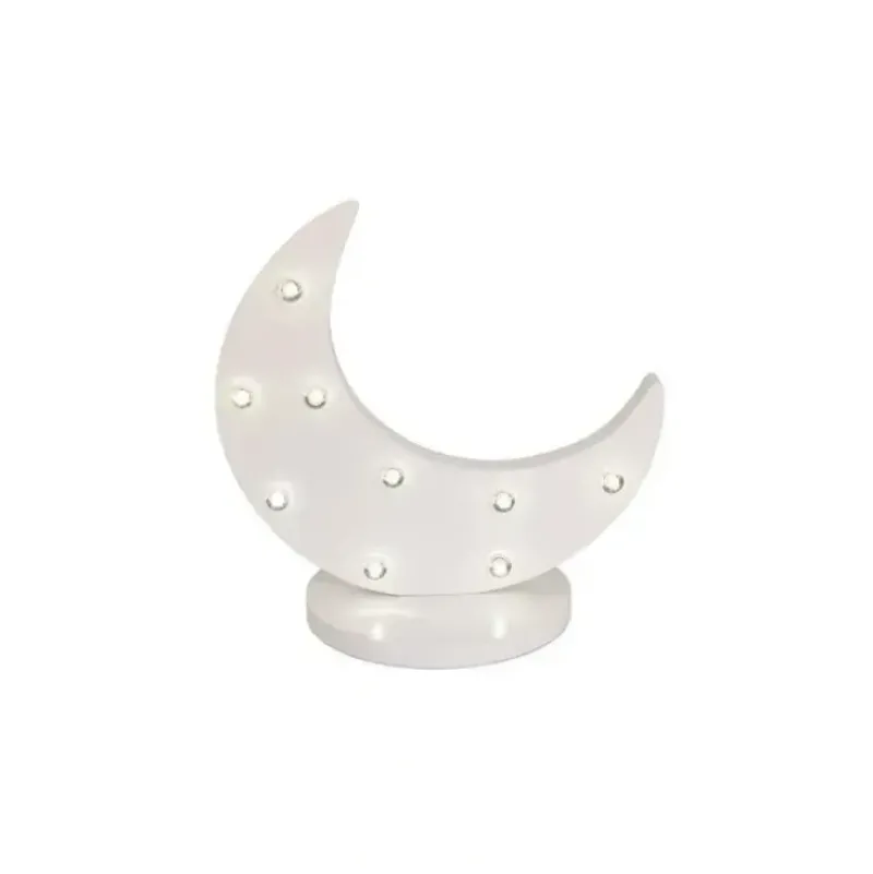 Shop All|Crown Crafts - Nojo, Lighted Room Décor White Moon - cutbabycare.com | baby boutique & care hub