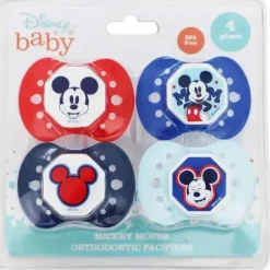 Shop All|Cudlie - 4Pk Disney Mickey Mouse Baby Boy Pacifier - cutbabycare.com | baby boutique & care hub