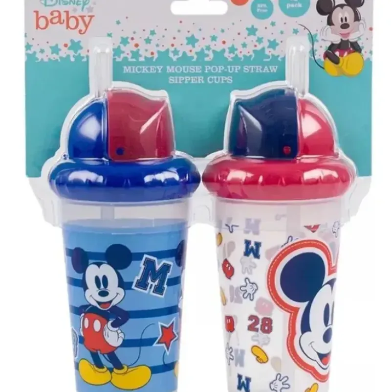 Shop All|Cudlie - 2Pk Disney Mickey Mouse Straw Sipper, Mickey 28 - cutbabycare.com | baby boutique & care hub