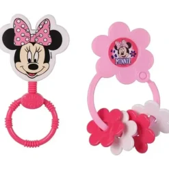 Shop All|Cudlie - 2Pk Disney Minnie Mouse Character Rattle, Pink - cutbabycare.com | baby boutique & care hub