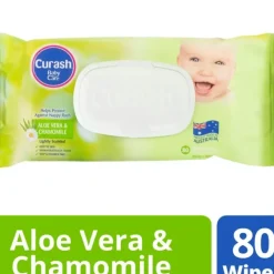 Shop All|Curash Wipes Aloe And Chamomile 80 Pack - cutbabycare.com | baby boutique & care hub