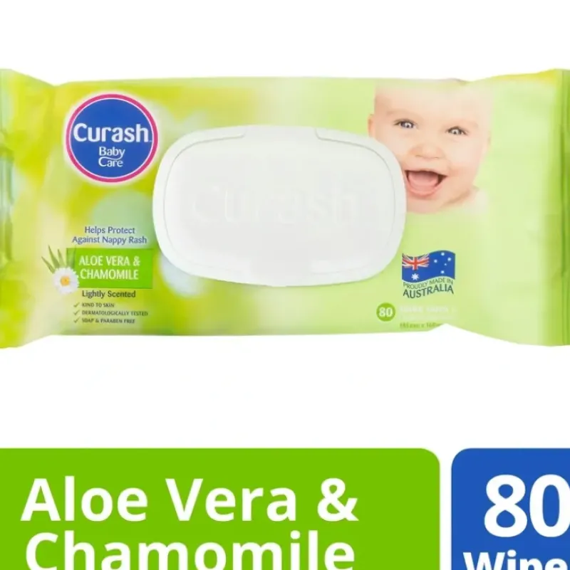 Shop All|Curash Wipes Aloe And Chamomile 80 Pack - cutbabycare.com | baby boutique & care hub