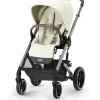Stroller|Cybex - Balios S Lux 2 Stroller, Taupe Frame/Seashell Beige - cutbabycare.com | baby boutique & care hub