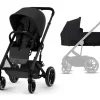 Stroller|Cybex - Balios S Lux Full Size Stroller + Cot S Bassinet Bundle, All Black - cutbabycare.com | baby boutique & care hub