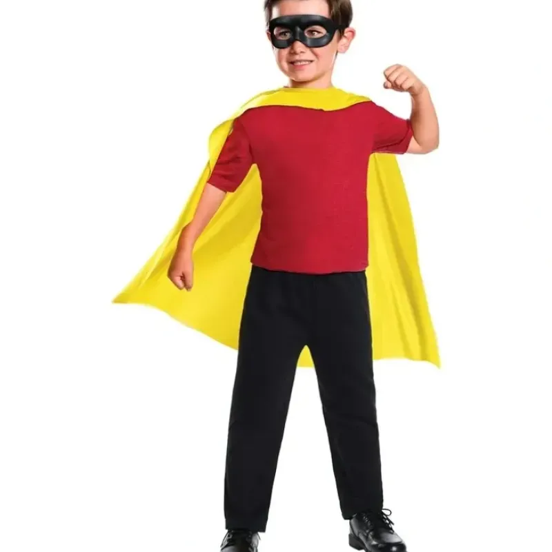 Shop All|DC Comics Robin Cape And Mask Set Kids/Children Costume/Halloween Party One Size - cutbabycare.com | baby boutique & care hub