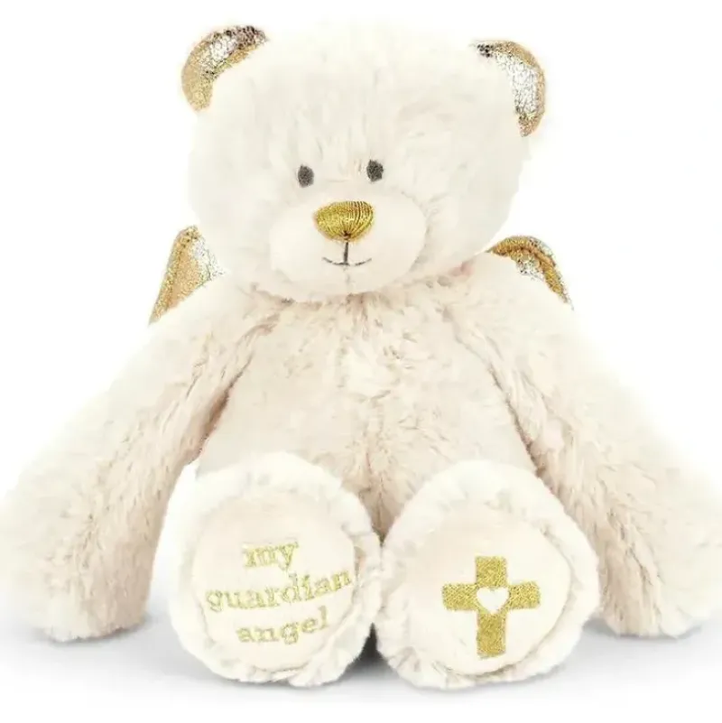 Shop All|Demdaco - Bear Guardian Angel Plush - cutbabycare.com | baby boutique & care hub