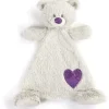 Shop All|DEMDACO - Birthstone Amethyst and Grey, Stuffed Animal Blankie Bear February - cutbabycare.com | baby boutique & care hub