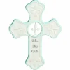 Shop All|Demdaco - Bless This Child Hanging Cross, Blue - cutbabycare.com | baby boutique & care hub