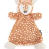 Shop All|DEMDACO - Cozies Fiona Fawn Tan and White, Stuffed Animal Security Snuggly Rattle Blankie - cutbabycare.com | baby boutique & care hub