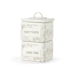 Shop All|Demdaco - First Tooth And Curl Keepsake Box - cutbabycare.com | baby boutique & care hub