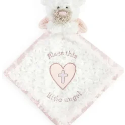 Shop All|Demdaco - Guardian Angel Bear Blankie, Pink - cutbabycare.com | baby boutique & care hub
