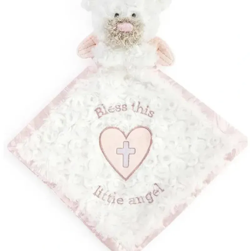 Shop All|Demdaco - Guardian Angel Bear Blankie, Pink - cutbabycare.com | baby boutique & care hub