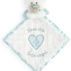 Shop All|Demdaco - Guardian Angel Bear Blankie, Blue - cutbabycare.com | baby boutique & care hub