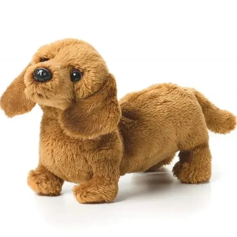 Shop All|DEMDACO - Light Brown Dachshund Children's Plush Beanbag Stuffed Animal Toy - cutbabycare.com | baby boutique & care hub