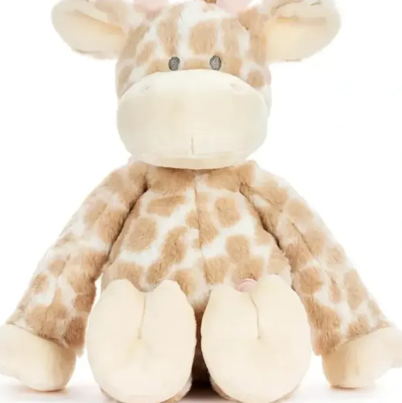 Shop All|DEMDACO - Luxurious Stuffed Animal, Brown and Pink, Giraffe - cutbabycare.com | baby boutique & care hub