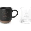 Shop All|Demdaco - Mug & Whiskey Glass Set, When Baby Wakes/Sleeps - cutbabycare.com | baby boutique & care hub