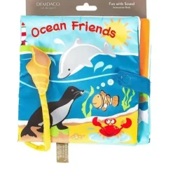 Shop All|Demdaco - Ocean Friends Sound Book - cutbabycare.com | baby boutique & care hub