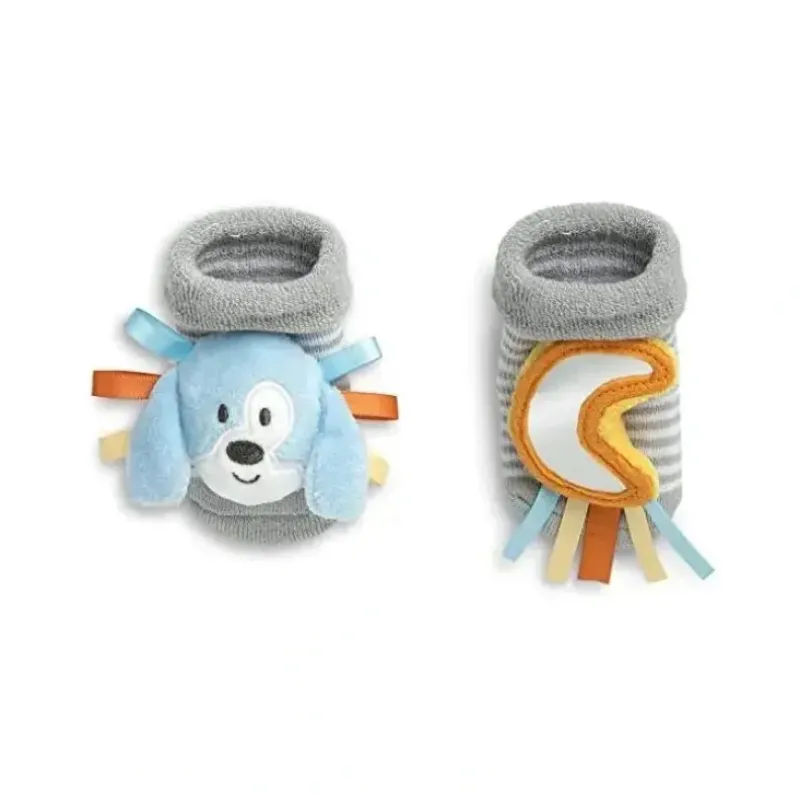 Shop All|Demdaco - Rattle Socks, Puppy - cutbabycare.com | baby boutique & care hub