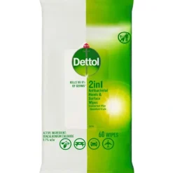 Shop All|Dettol Antibacterial 2 in 1 Hand & Surface Wipes 60 Pack - cutbabycare.com | baby boutique & care hub