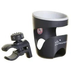 Stroller|dreambaby Drink/Bottle/Sippy Cup Holder w/ Clamp For Stroller/Pram Grey/White - cutbabycare.com | baby boutique & care hub