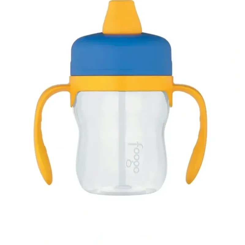 Shop All|Foogo BPA Free Soft Spout Tritan Plastic Sippy Cup with Handles Blue 235ml - cutbabycare.com | baby boutique & care hub