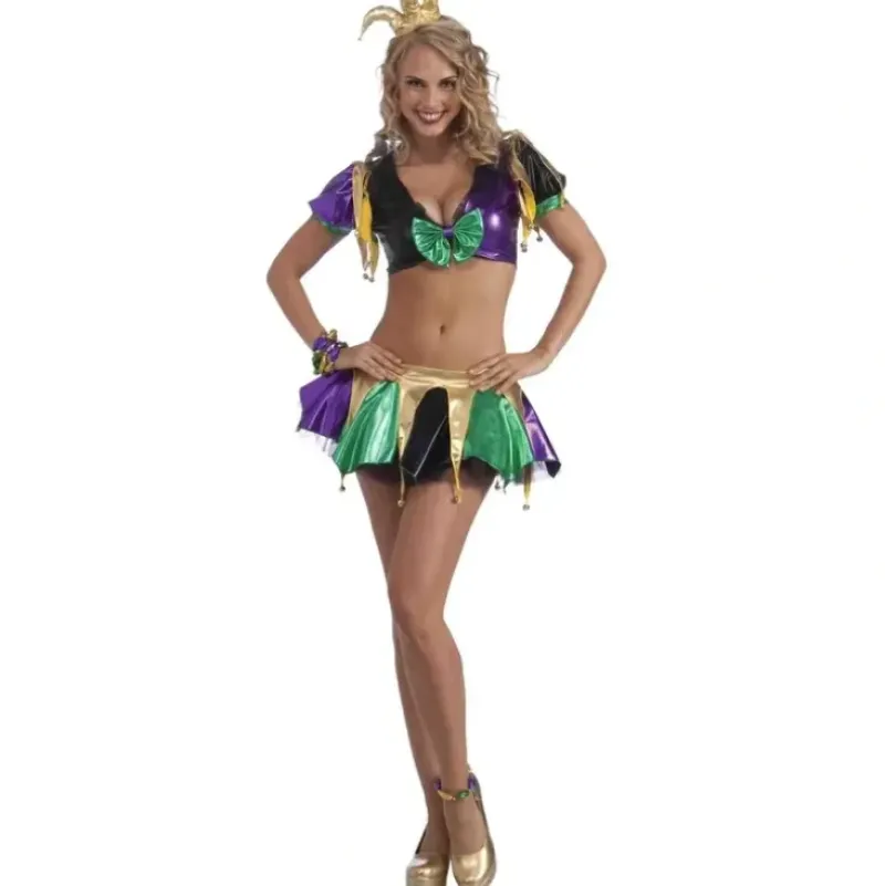 Shop All|Forum Novelties Jester Mardi Gras Women's Sexy Dress Up Costume Size Standard - cutbabycare.com | baby boutique & care hub