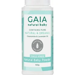 Shop All|Gaia 100g Natural/Pure/Organic Baby Powder Vegan Friendly/Talc Free Cornstarch - cutbabycare.com | baby boutique & care hub