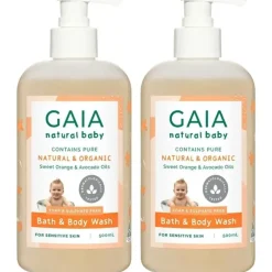Bath Potty|Gaia 1L Pure/Organic Bath & Body Wash for Baby/Kids/Toddlers Vegan Friendly - cutbabycare.com | baby boutique & care hub