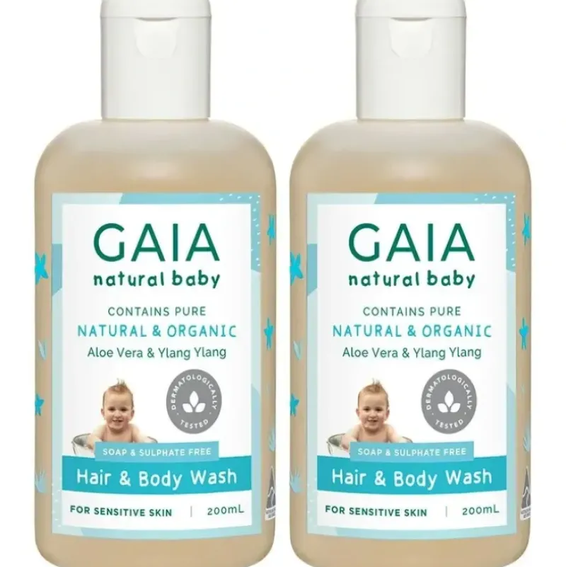 Bath Potty|Gaia 400ml Pure/Organic Hair & Body Wash for Baby/Kids/Toddlers Vegan Friendly - cutbabycare.com | baby boutique & care hub