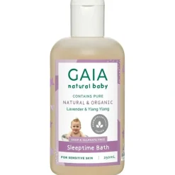 Bath Potty|Gaia 250ml Pure/Organic Sleeptime Bath for Baby/Kids/Toddlers Vegan Friendly - cutbabycare.com | baby boutique & care hub